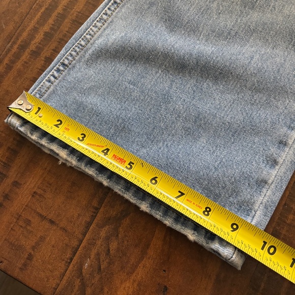 Hollister Patchwork Boho Jeans 7 Blue Boot/Flare Bohemian Hippie Denim - Picture 14 of 16